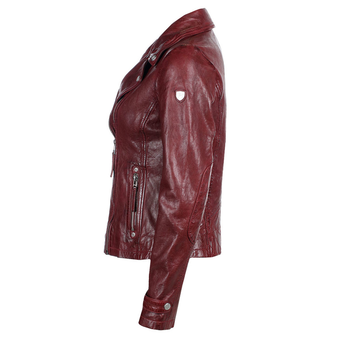 Ženska (bajkerska) jakna GGSami LACAV - OX RED
