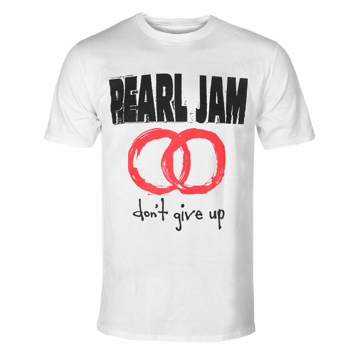 Moška majica Pearl Jam - Don't Give Up - BELA - ROCK OFF