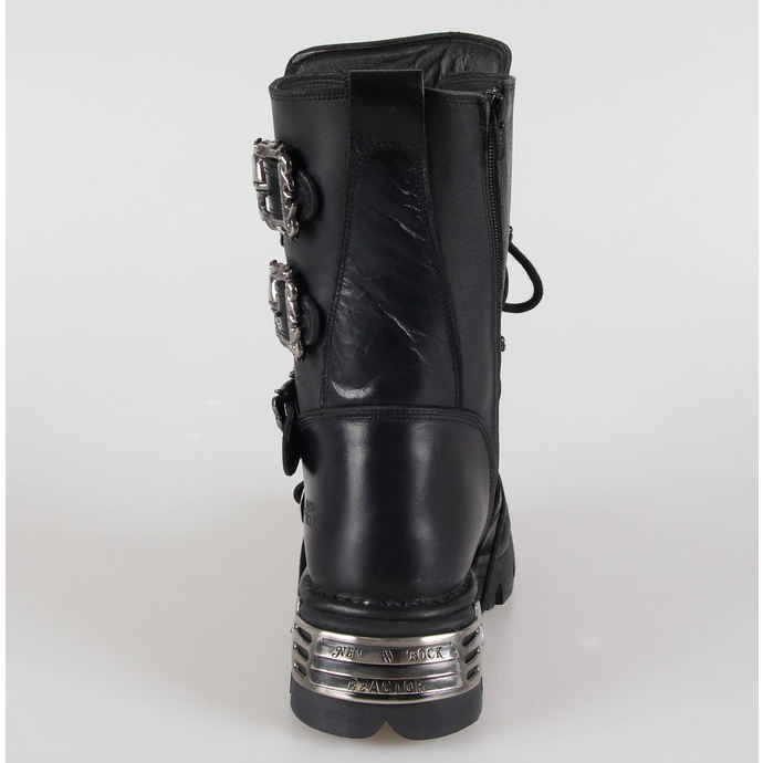 čevlji usnje - Metal Čevlji (391-S1) Črno - NEW ROCK