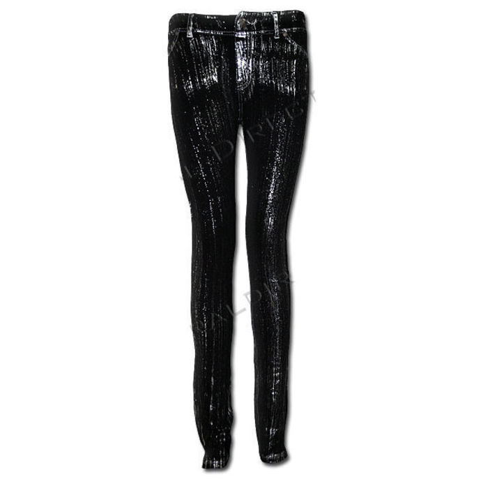 ženske hlače (legice) SPIRAL - Črna