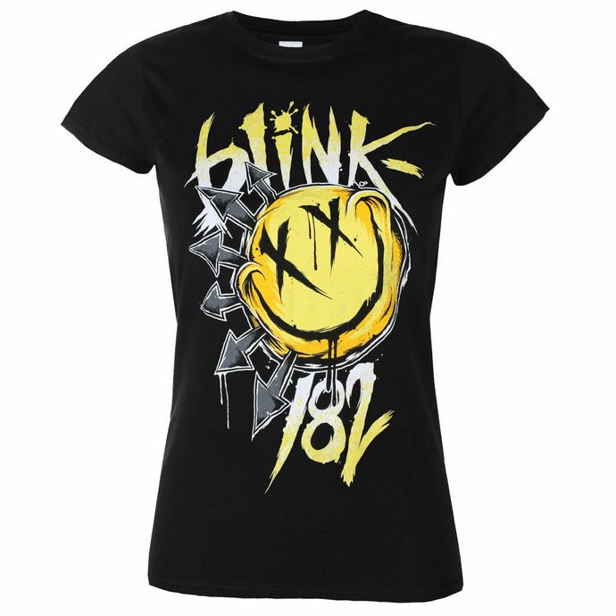 Ženska majica Blink 182 - Big Smile - Črna