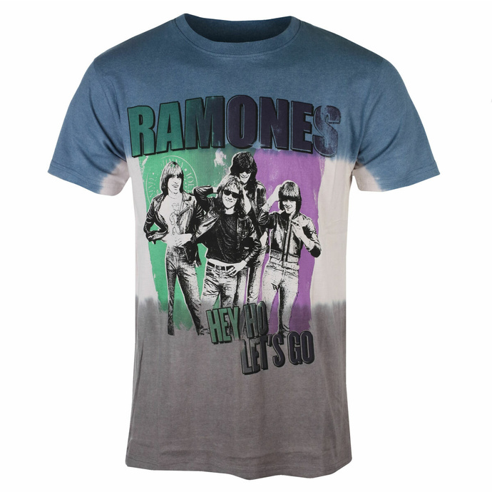 Moška majica Ramones - Hey Ho Retro - MODRA - ROCK OFF