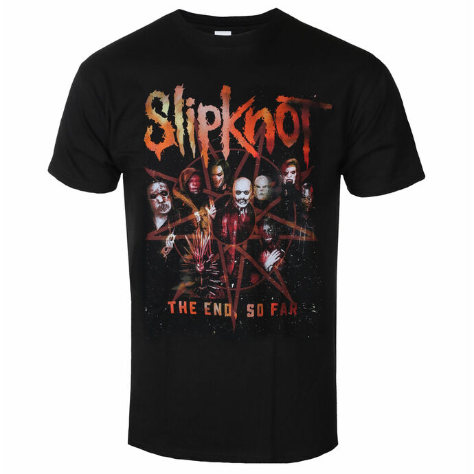 Moška majica Slipknot - The End So Far Group Star - Črna