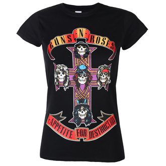Ženska metal majica Guns N' Roses - Appetite For Destruction - ROCK OFF, ROCK OFF, Guns N' Roses