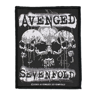 Našitek Avenged Sevenfold - 3 Skulls - RAZAMATAZ, RAZAMATAZ, Avenged Sevenfold