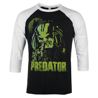 Moška majica s 3/4 rokavi Predator - Baseball - Belo-črna - HYBRIS, HYBRIS, Predator