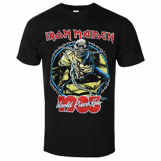 Moška majica Iron Maiden - World Piece To ur '83 V2 BL - ROCK OFF, ROCK OFF, Iron Maiden