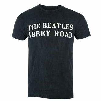 Moška majica Beatles - ABBEY Road Sign BL Dip-Dye - ROCK OFF - BEATTEE412MDD