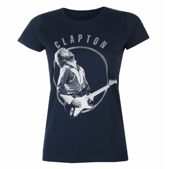 Ženska majica Eric Clapton - Vintage Photo NAVY TS - ROCK OFF, ROCK OFF, Eric Clapton
