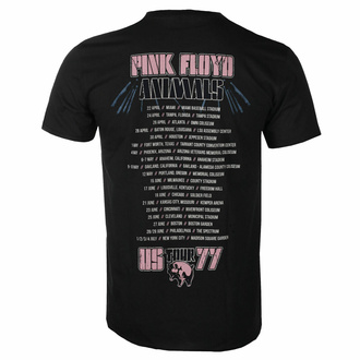 Moška majica Pink Floyd - Animals Tour 1977 - Črna, NNM, Pink Floyd