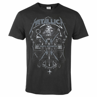 Moška majica METALLICA - DEATH MAGNETIC - charcoal - AMPLIFIED - ZAV210A92_CC