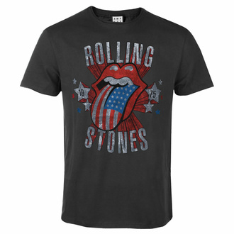 Moška majica THE ROLLING STONES - 1975 TOUR - charcoal - AMPLIFIED, AMPLIFIED, Rolling Stones