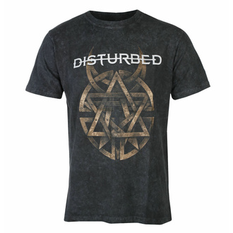 moška majica Disturbed - Riveted - Ogljena - ROCK OFF, ROCK OFF, Disturbed