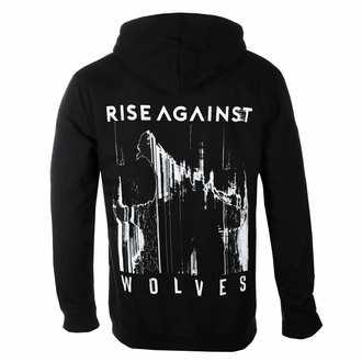 Mošk pulover Rise Against - Wolves Pocket - Črna - KINGS ROAD, KINGS ROAD, Rise Against