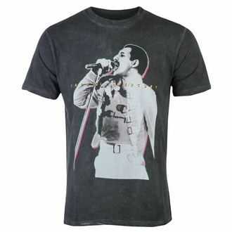 Moška majica Queen - Freddie Mercury - Sijaj - Črna - ROCK OFF, ROCK OFF, Queen