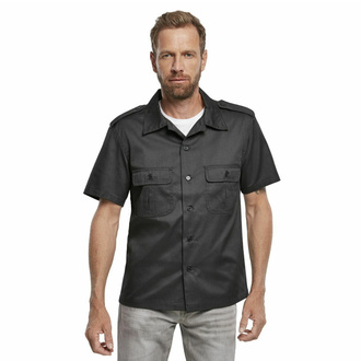 majica moški BRANDIT - ZDA Hemd 1/2 - 4101-schwarz
