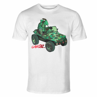 moška majica Gorillaz - Green Jeep - ROCK OFF, ROCK OFF, Gorillaz