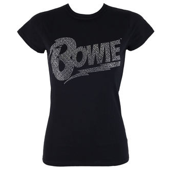 majica kovinski ženske David Bowie - Flash Logo - ROCK OFF, ROCK OFF, David Bowie