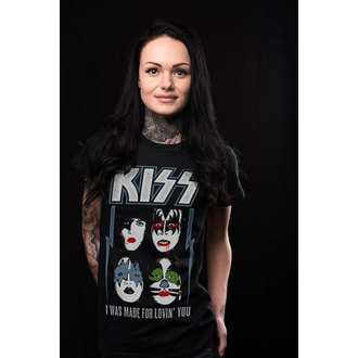 Metal majica ženske Kiss - I Was Made For Lovin' You - HYBRIS, HYBRIS, Kiss