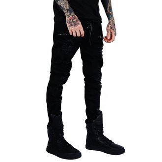 Hlače (unisex) KILLSTAR - Diablo Jeans - BLACK - KSRA000410