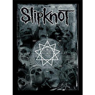 Uokvirjen plakat Slipknot - (Pentagram) - PYRAMID POSTERS, PYRAMID POSTERS, Slipknot
