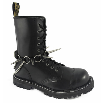 Opasnica za škornje (harness) Black Widow Boot Strap, Leather & Steel Fashion