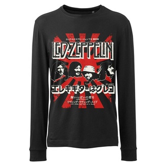 Moška majica z dolgimi rokavi Led Zeppelin - Japanese - Burst Black, NNM, Led Zeppelin