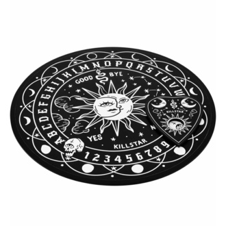 Ouija spiritualna plošča (preroška plošča) KILLSTAR - Spiritus Okrogla - ČRNA, KILLSTAR
