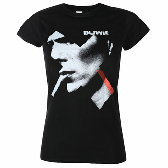 ženska majica David Bowie - X Smoke - Red ČRNA - ROCK OFF, ROCK OFF, David Bowie