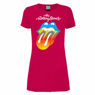 Ženska obleka THE ROLLING STONES - RAINBOW TONGUE - MIAMI ROZA- AMPLIFIED, AMPLIFIED, Rolling Stones