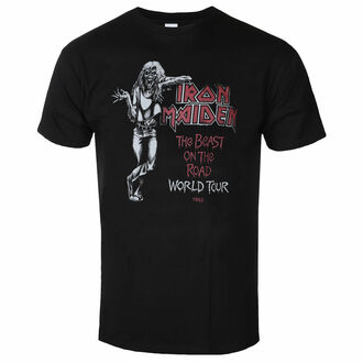 Moška majica Iron Maiden - Beast On The Road World Tour '82 - Črna - ROCK OFF, ROCK OFF, Iron Maiden