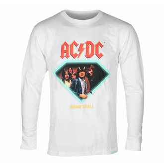 Moška majica z dolgimi rokavi DIAMOND X AC/DC - Highway To Hell - Bela, DIAMOND, AC-DC