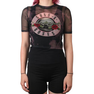 Ženska majica (top) Guns N' Roses - Pink Tint Bullet Logo - ROCK OFF, ROCK OFF, Guns N' Roses