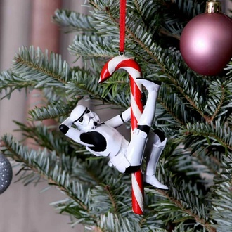 Božična dekoracija (ornament) Stormtrooper - Candy Cane, NNM, Vojna zvezd