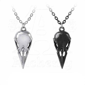 Set dveh ogrlic z obeskom ALCHEMY GOTHIC - Coeur Crane - P834