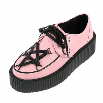 ženski čevlji KILLSTAR - Hexellent Creepers - Pastel Pink, KILLSTAR