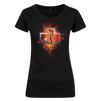 Ženska majica RAMMSTEIN - Ladies Lava Logo - črna, RAMMSTEIN, Rammstein