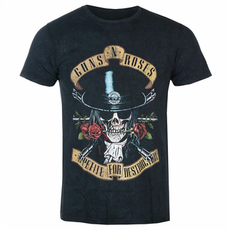 Moška majica Guns N' Roses - Appetite Washed - BL Dip-Dye - ROCK OFF, ROCK OFF, Guns N' Roses
