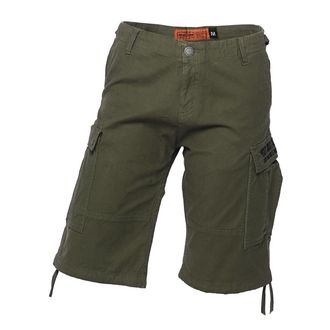 Moške kratke hlače WEST COAST CHOPPERS - CARGO - Olivno zelena, WEST COAST CHOPPERS