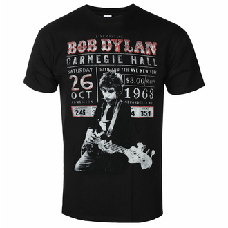 Moška majica Bob Dylan - Carnegie Hall '63 - ROCK OFF, ROCK OFF, Bob Dylan